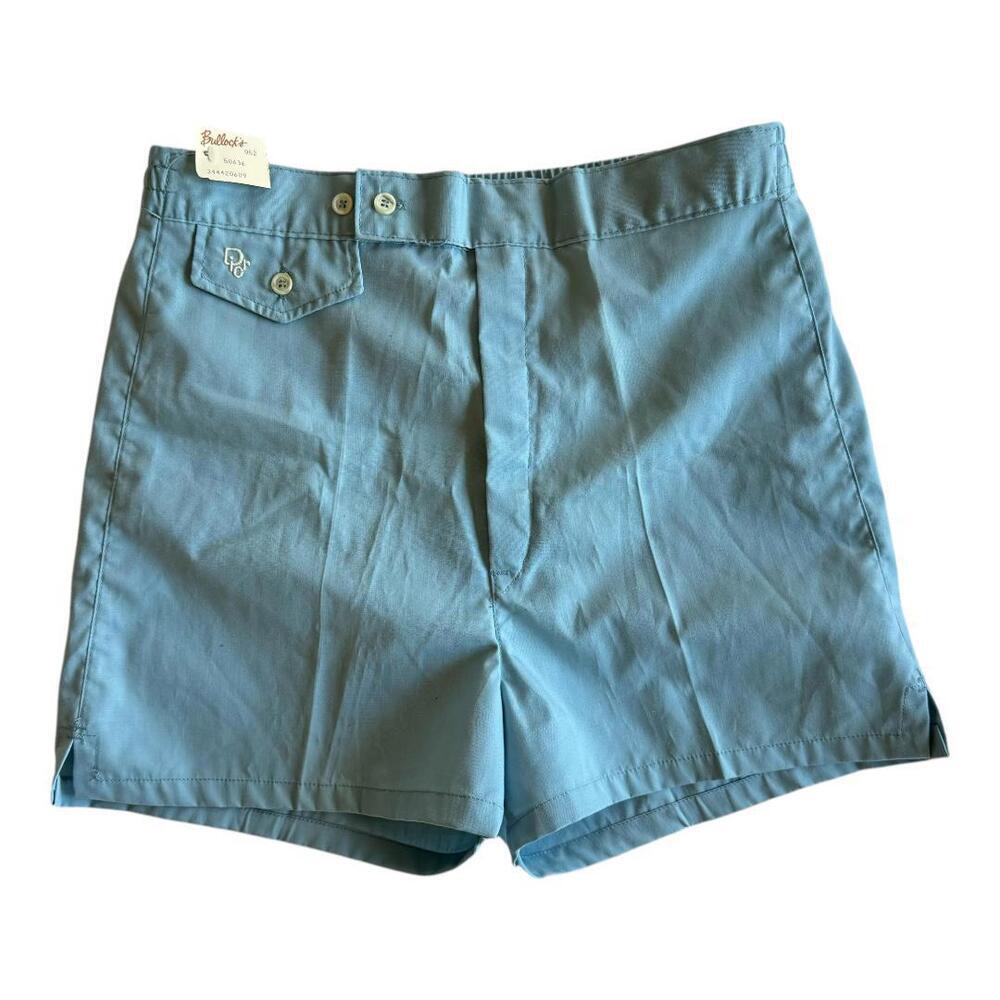 Vintage Christian Dior Men's Shorts - Light Blue - Size Small